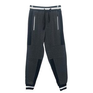 Phat Farm Jogger Pants Mens Small Gray Y2K Hip Hop Lined